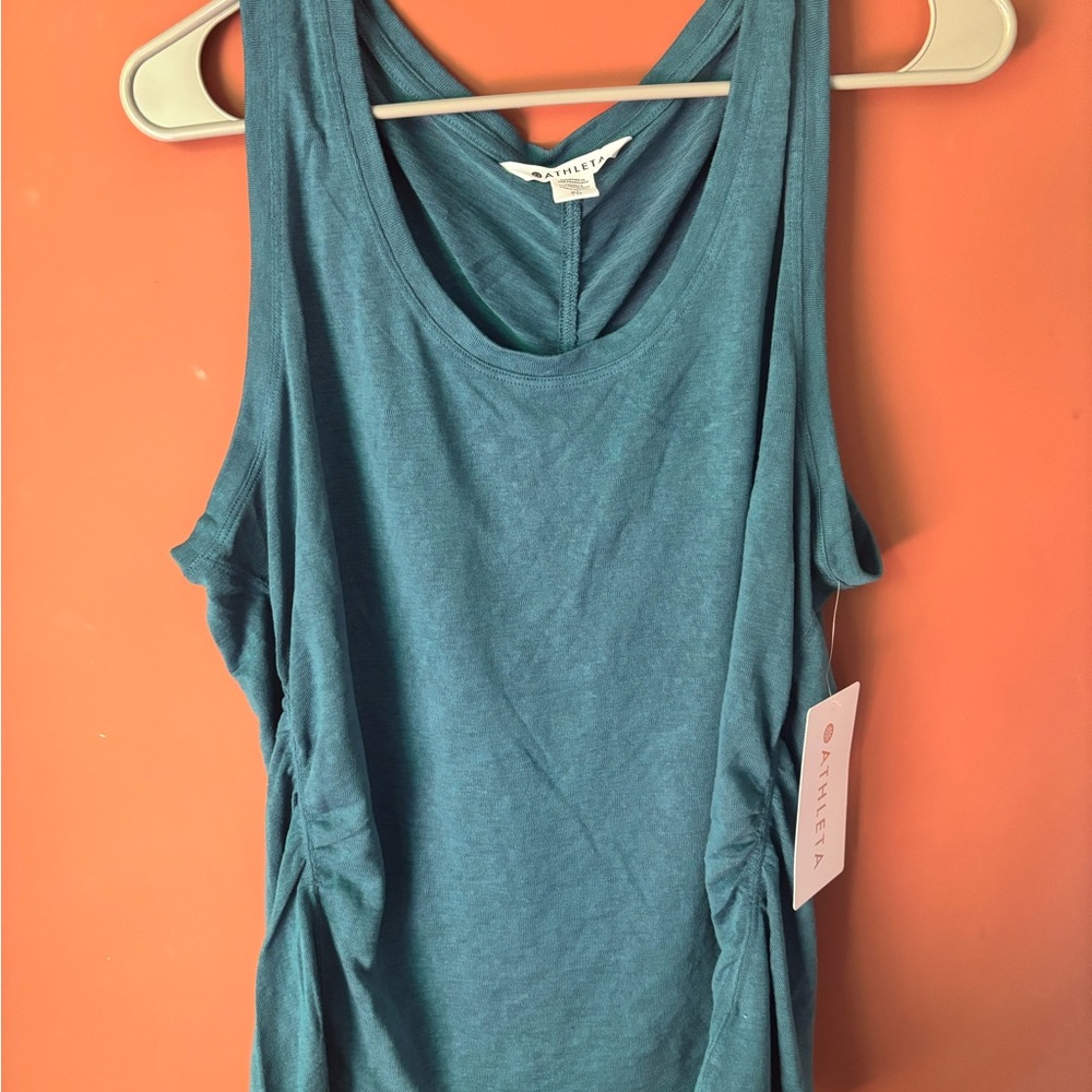 Athleta Breezy Ruched Tank- NWT Women’s Sz XL